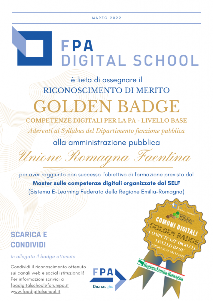 Golden Badge FPA Digital School